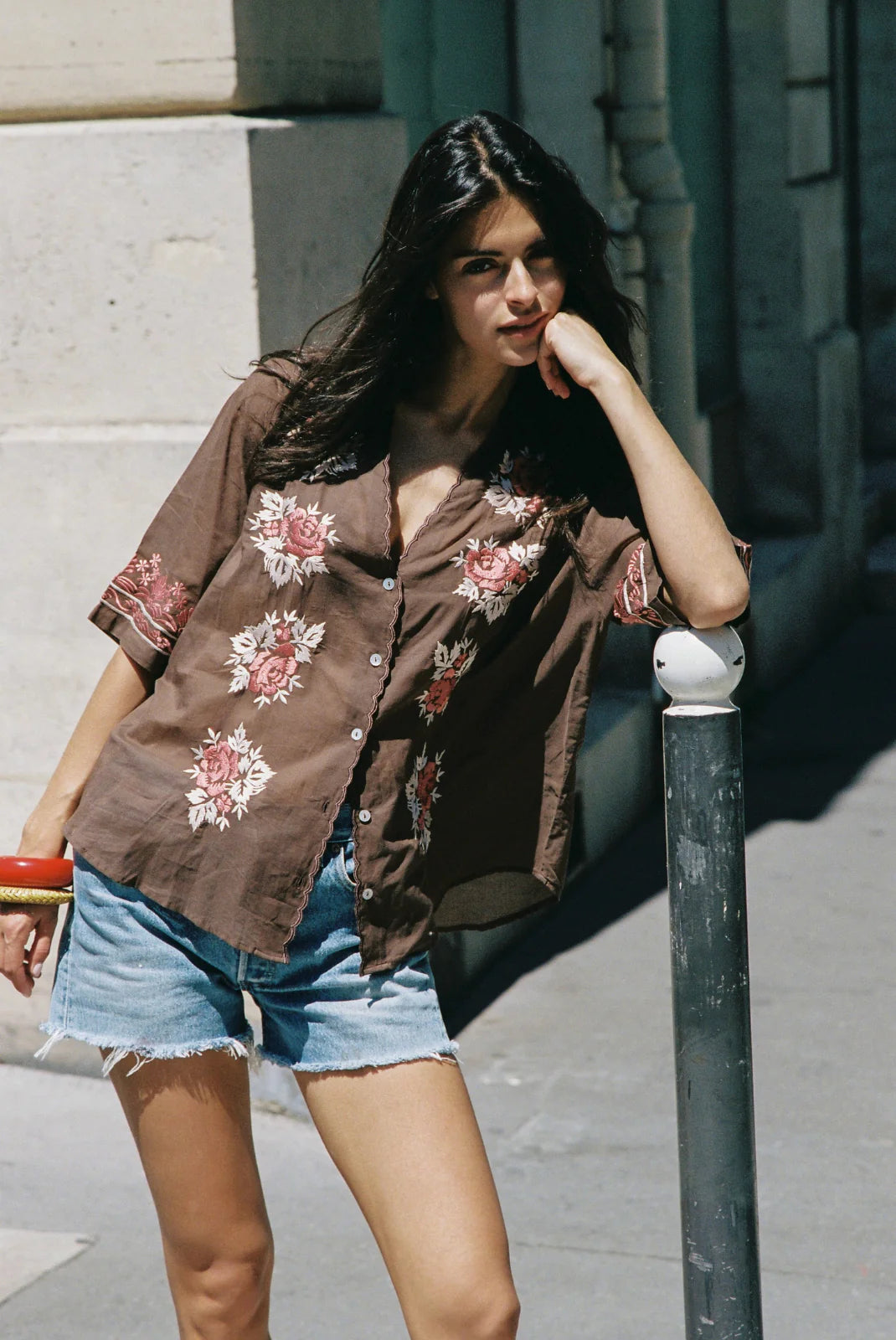 Rosalie Blouse - Brown