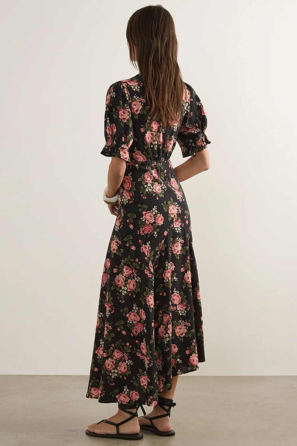 Jacinda Midi Dress - Black