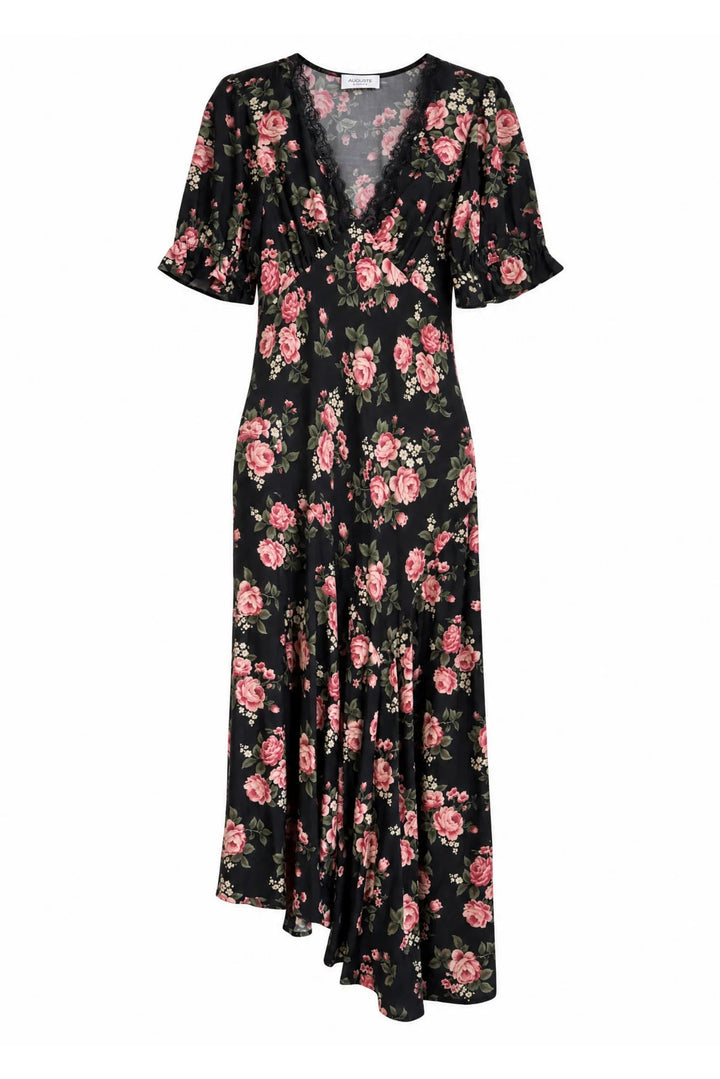 Jacinda Midi Dress - Black