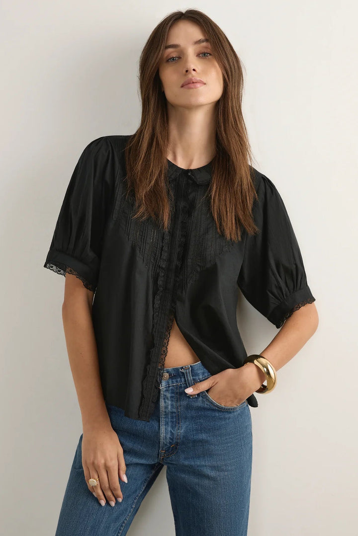 Magdalena Blouse - Black