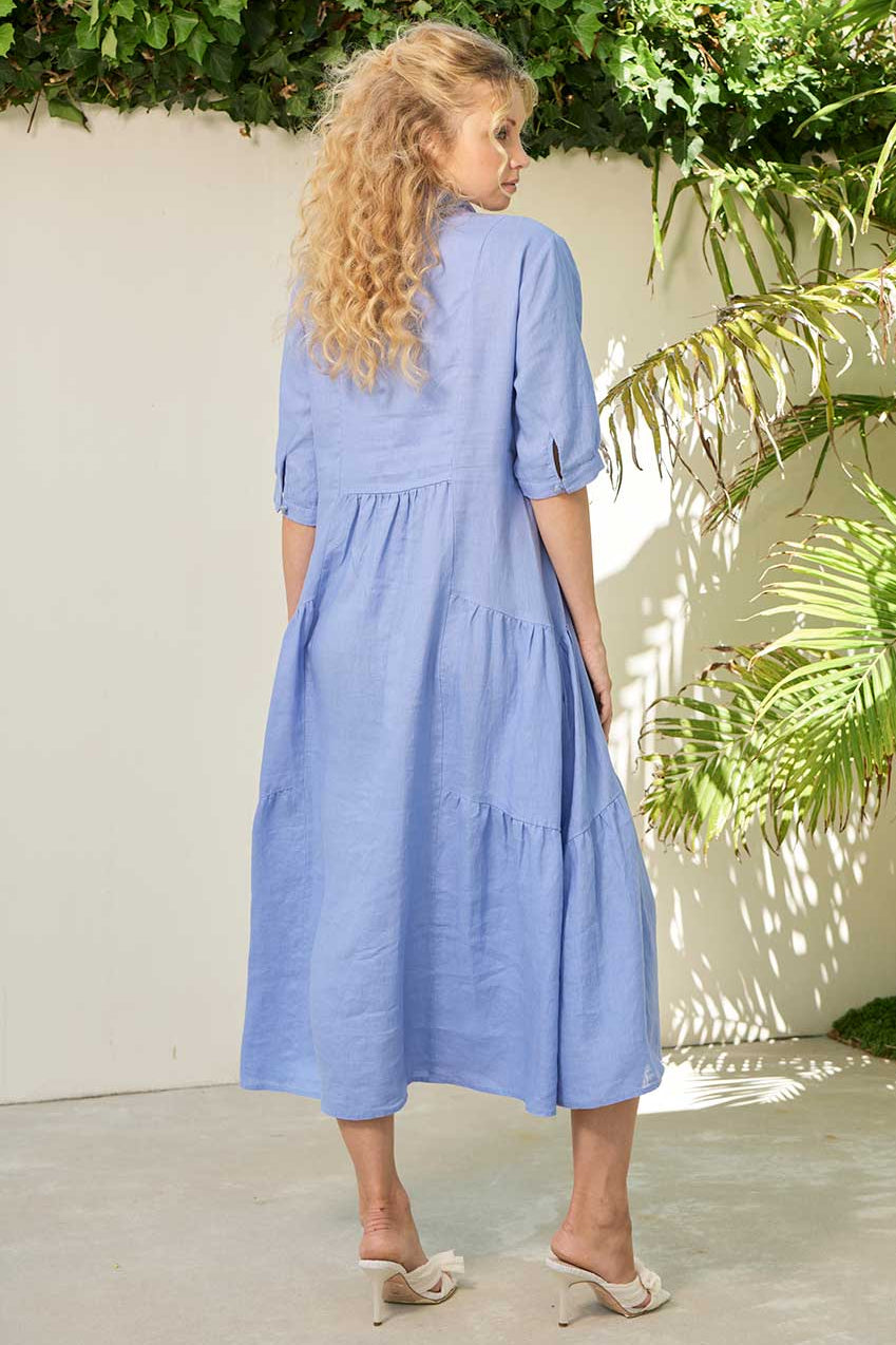 Aveline Dress - Cornflower Seasons Emporium Aveline Dress - Cornflower Seasons Emporium