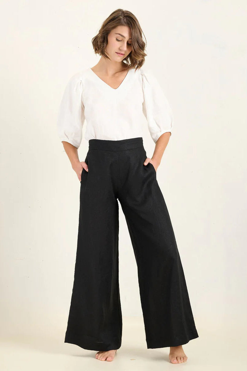 Balloon Sleeve Top - Ivory