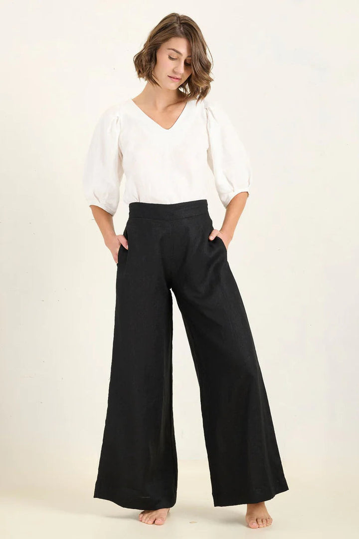 Balloon Sleeve Top - Ivory