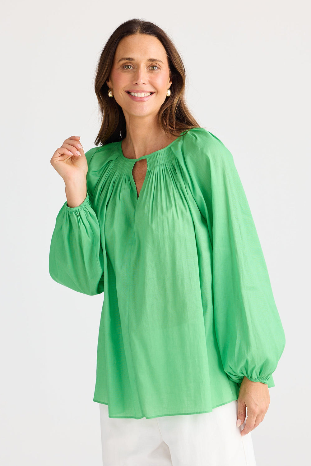 Brave & True Raphael Top Emerald