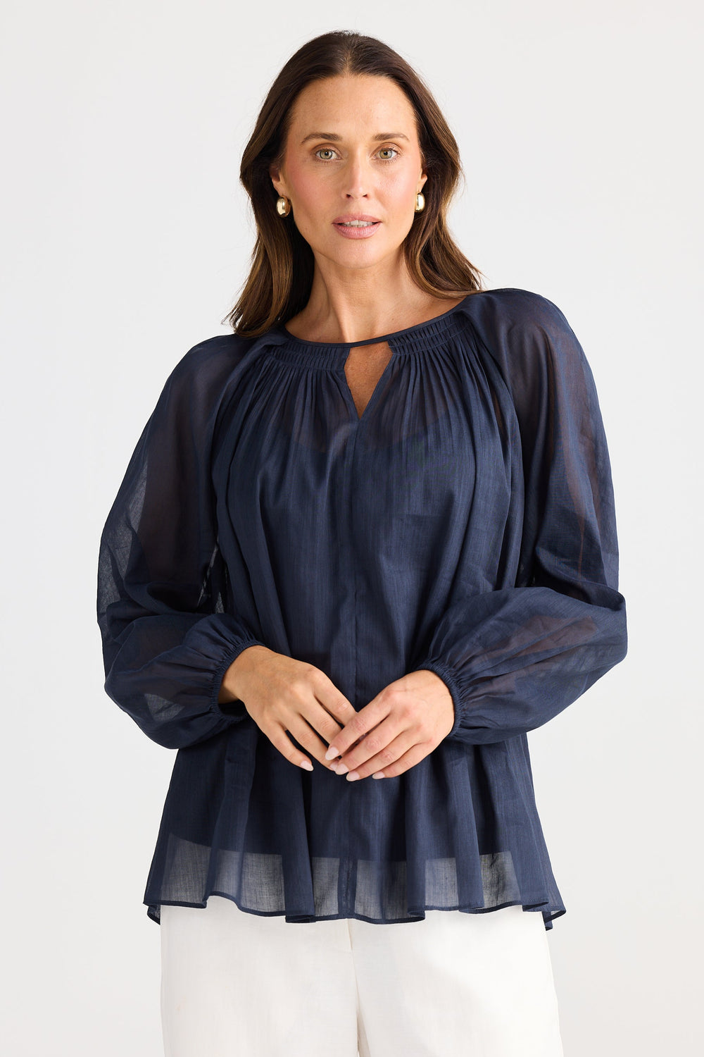 Brave & True Raphael Top Navy