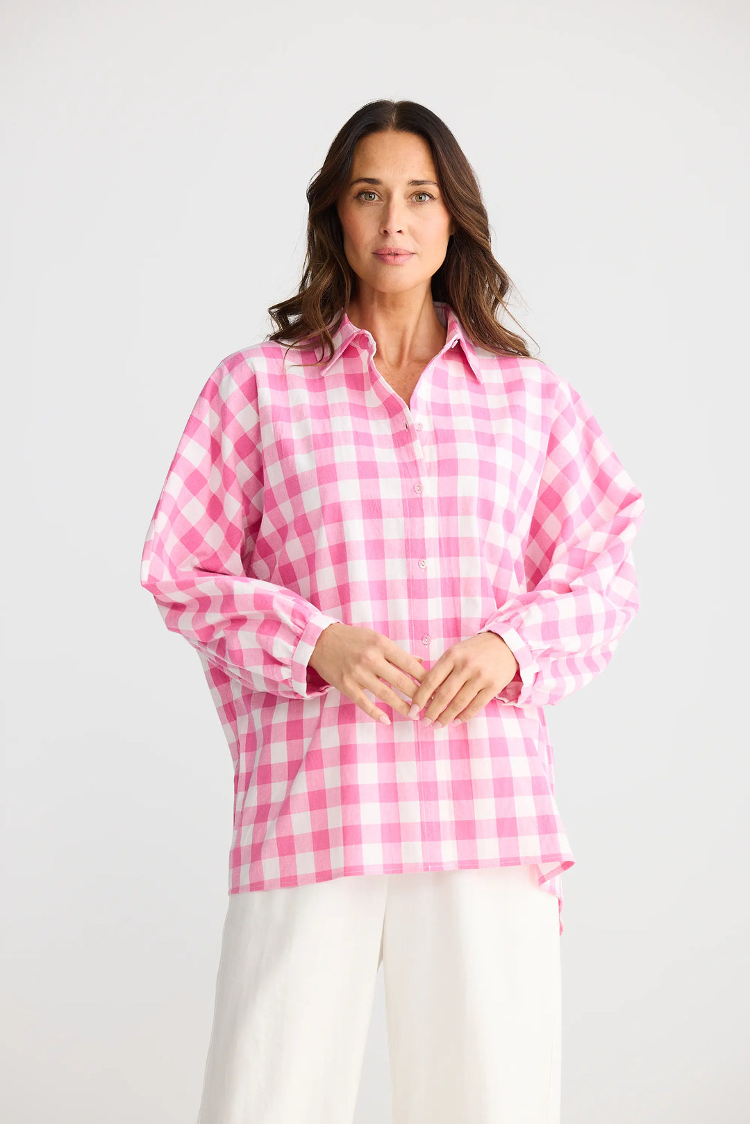 Monty Shirt - Pink Gingham