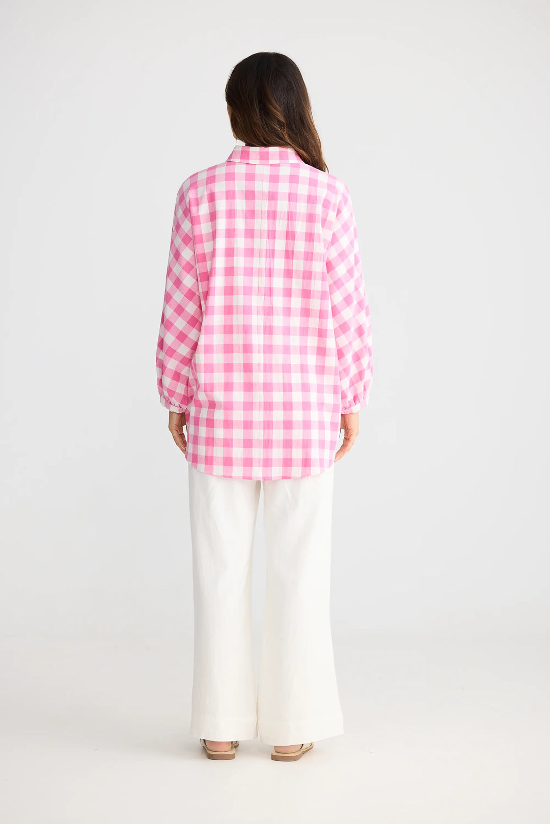 Monty Shirt - Pink Gingham