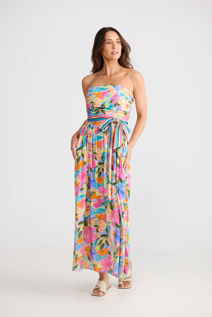 Avalon Dress - Electric Bloom