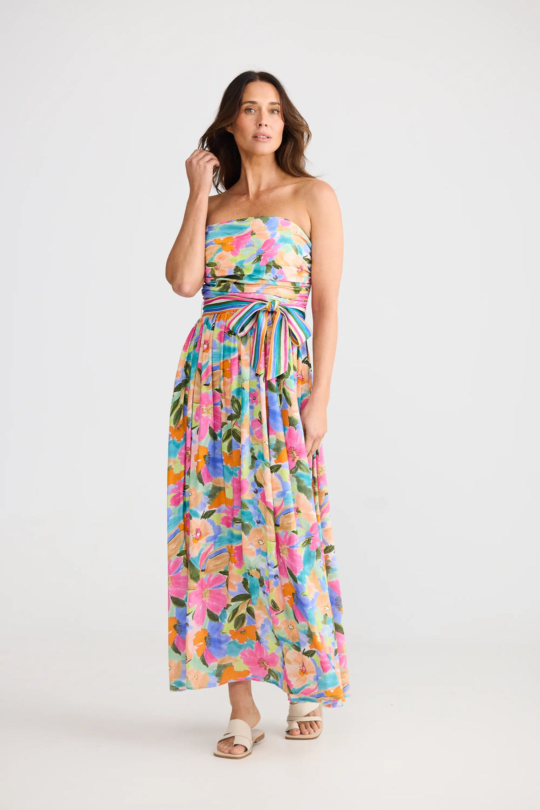 Avalon Dress - Electric Bloom
