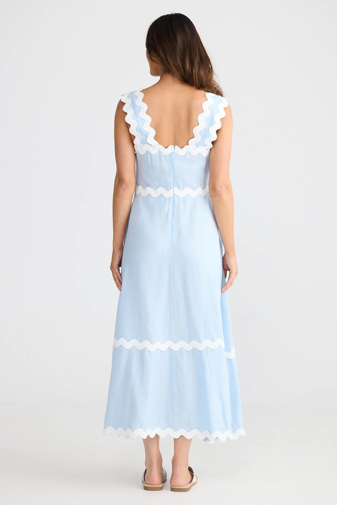 Brave & True Marlo Dress Sky Blue