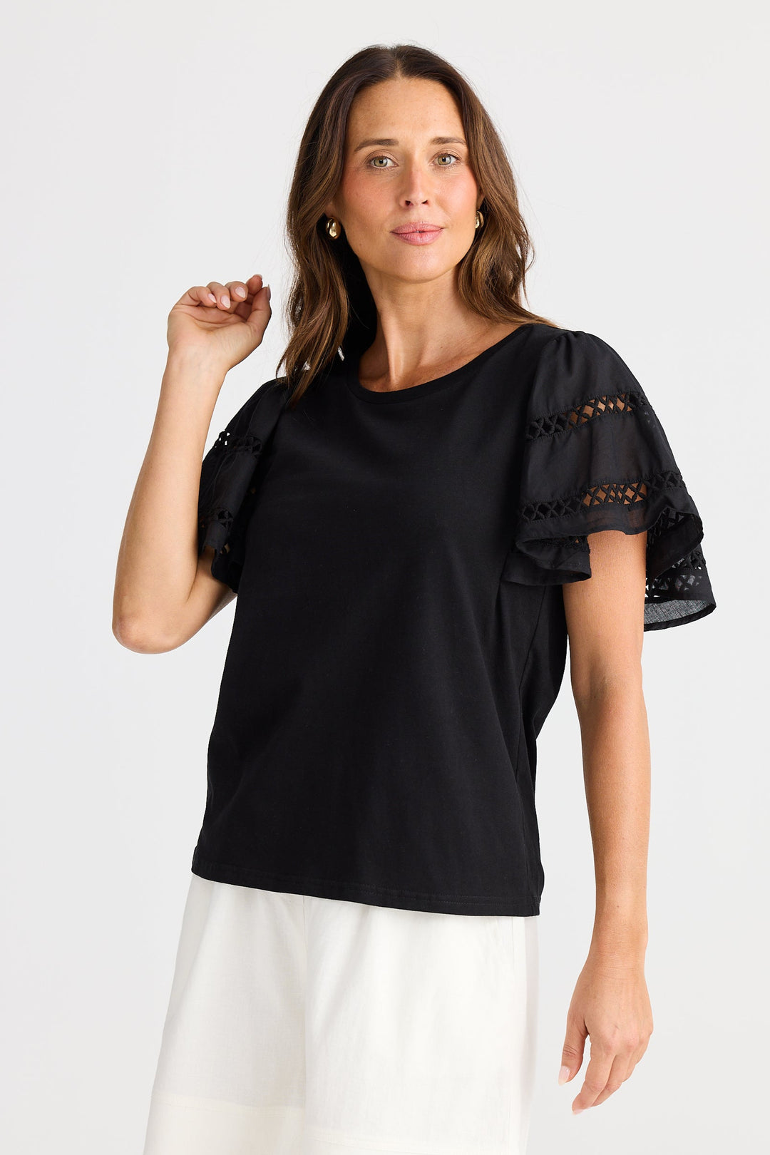 Brave & True Chloe Tee Black