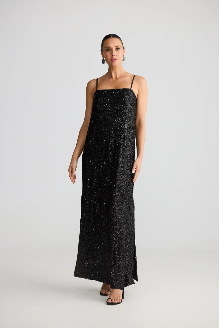 Jazzy Maxi Dress - Black