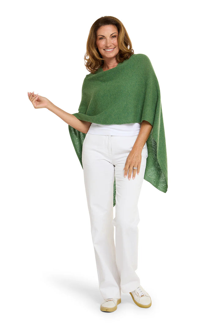 Cashmere Topper - Basil