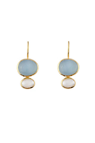 Cubism Earrings - Blue