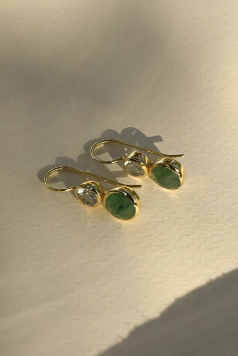 Lilypad Earrings - Gold