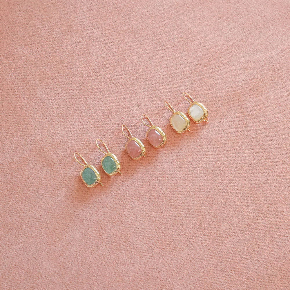 Muse Earrings - Amazonite