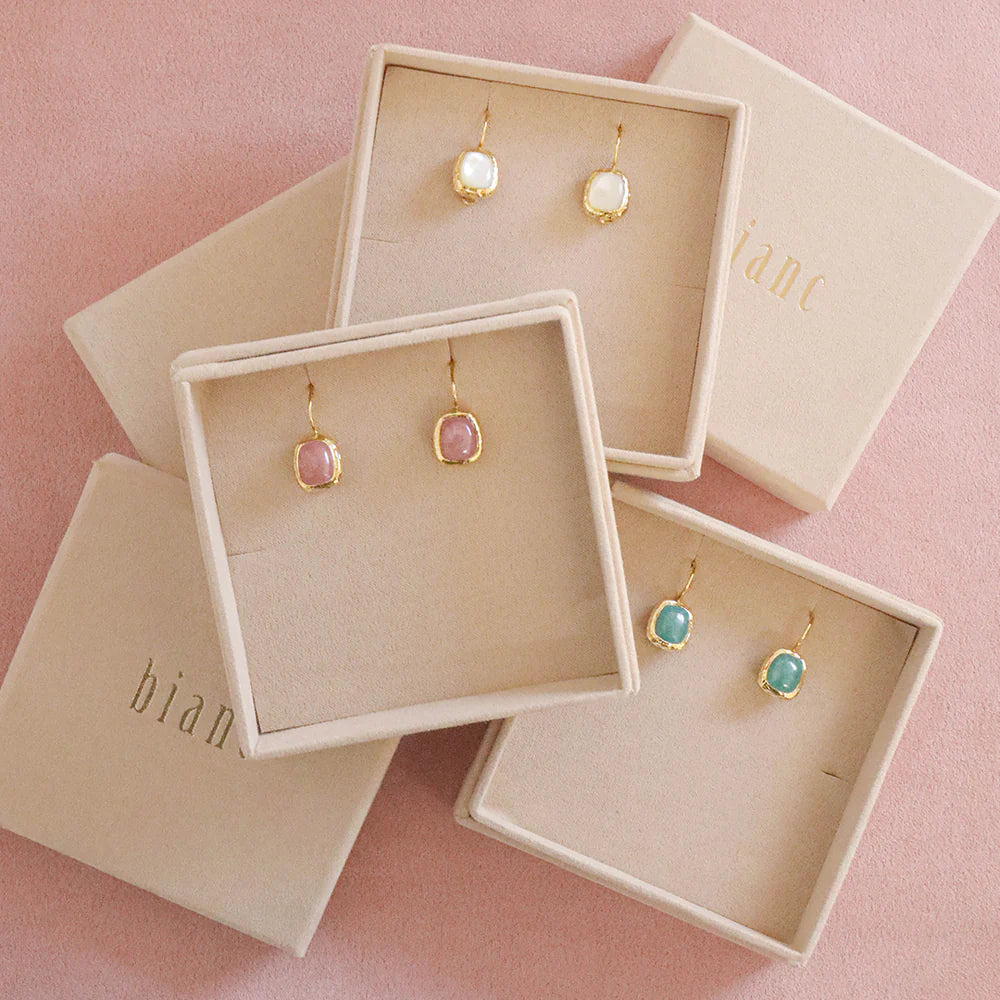 Muse Earrings - White