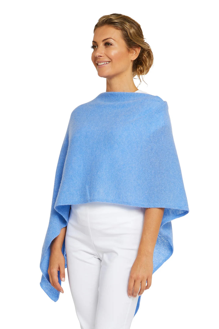Cashmere Topper - Blue Horizon