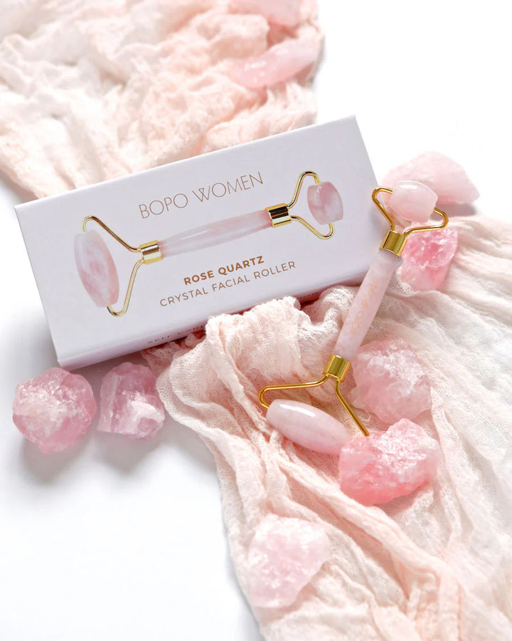 Facial Roller - Rose Quartz