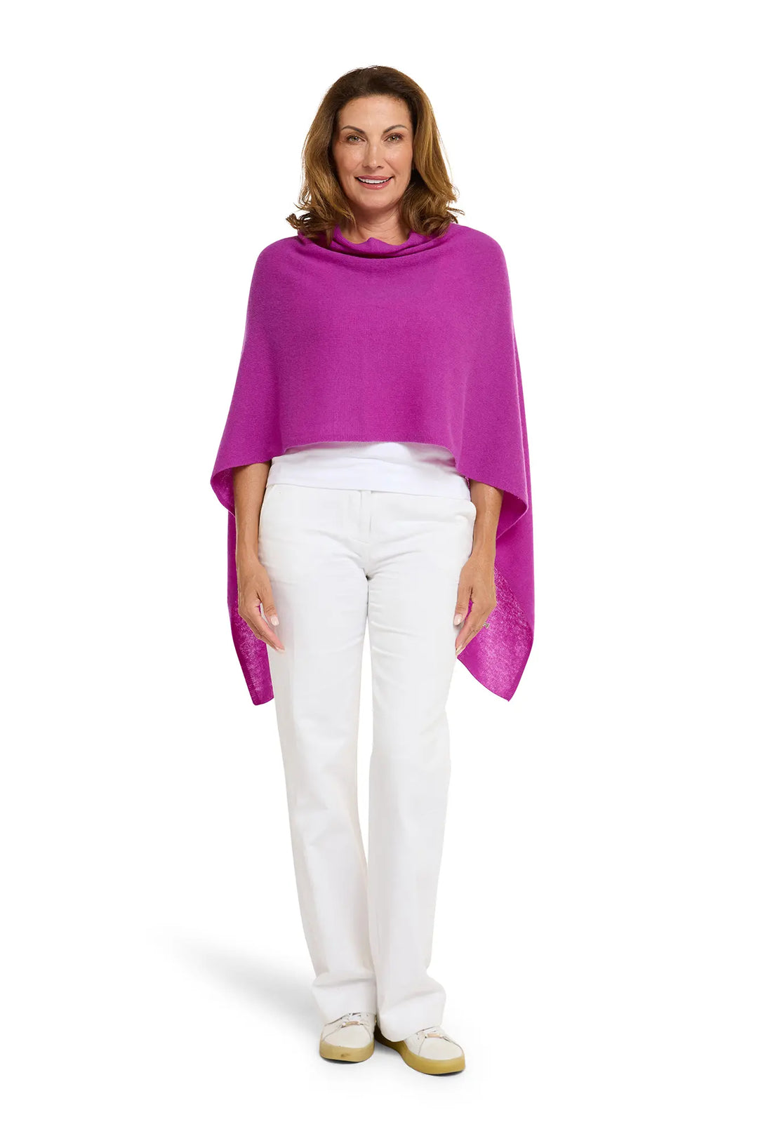 Cashmere Topper - Boysenberry