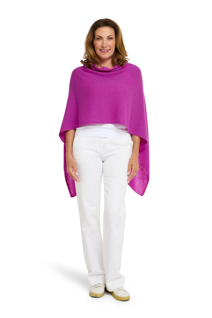 Cashmere Topper - Boysenberry