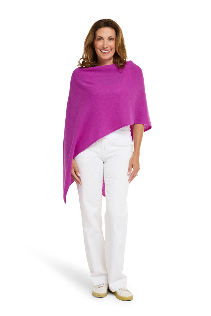 Cashmere Topper - Boysenberry