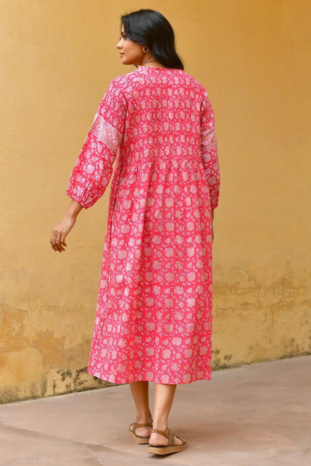 Azure & Indigo Camillia Maxi Dress Cherry