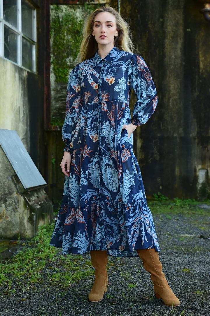 Picot-A-Boo Dress - Bolt From The Blue