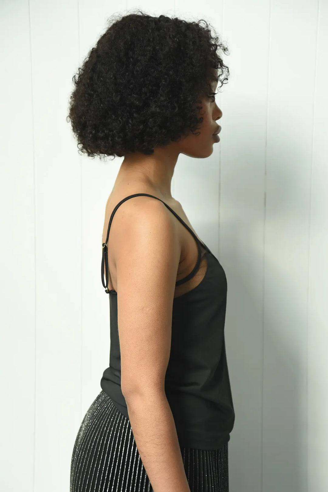 Heart & Camisole - Black