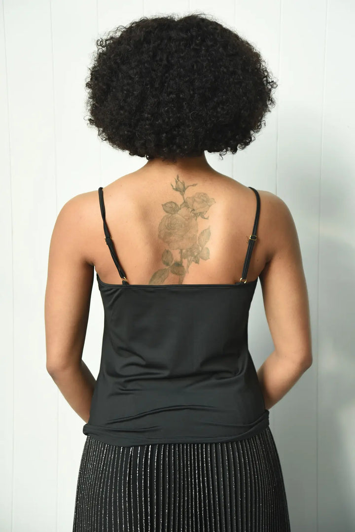Heart & Camisole - Black