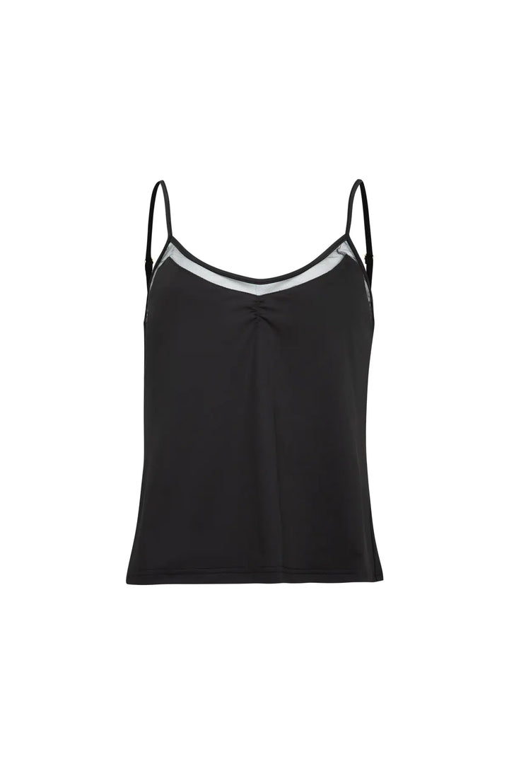 Heart & Camisole - Black
