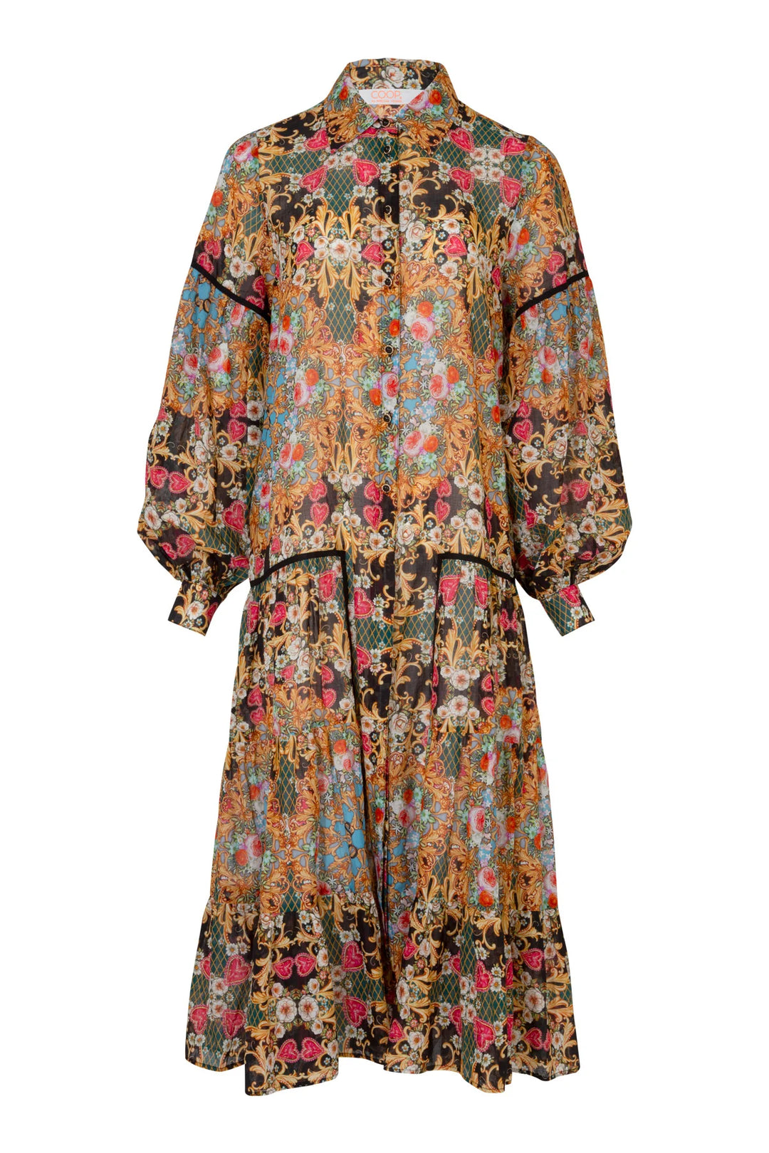 Candy Corner Dress -  Black