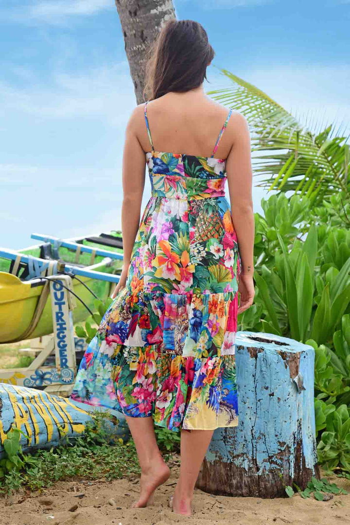 Heart's Content Dress - Island Blue