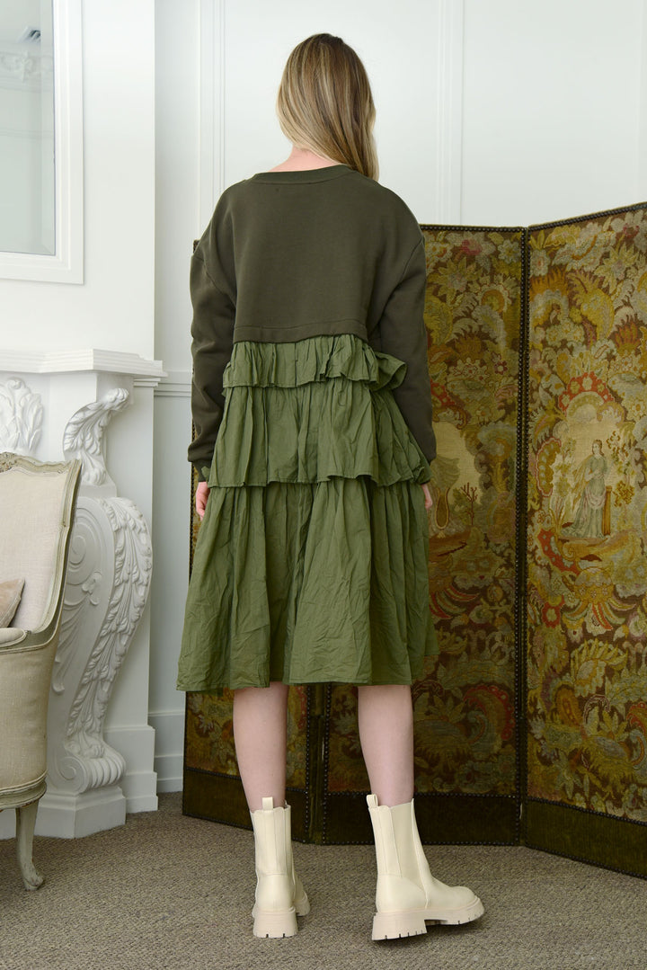 Double Down Dress - Khaki