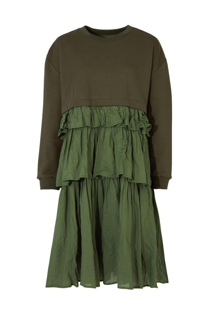 Double Down Dress - Khaki