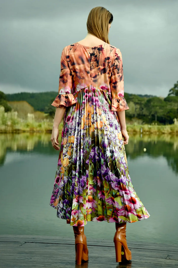 Trick Or Pleat Dress - Chin Up Buttercup