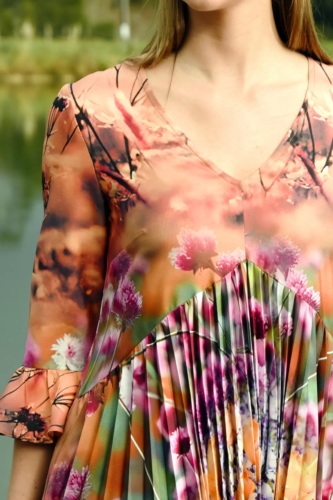 Trick Or Pleat Dress - Chin Up Buttercup