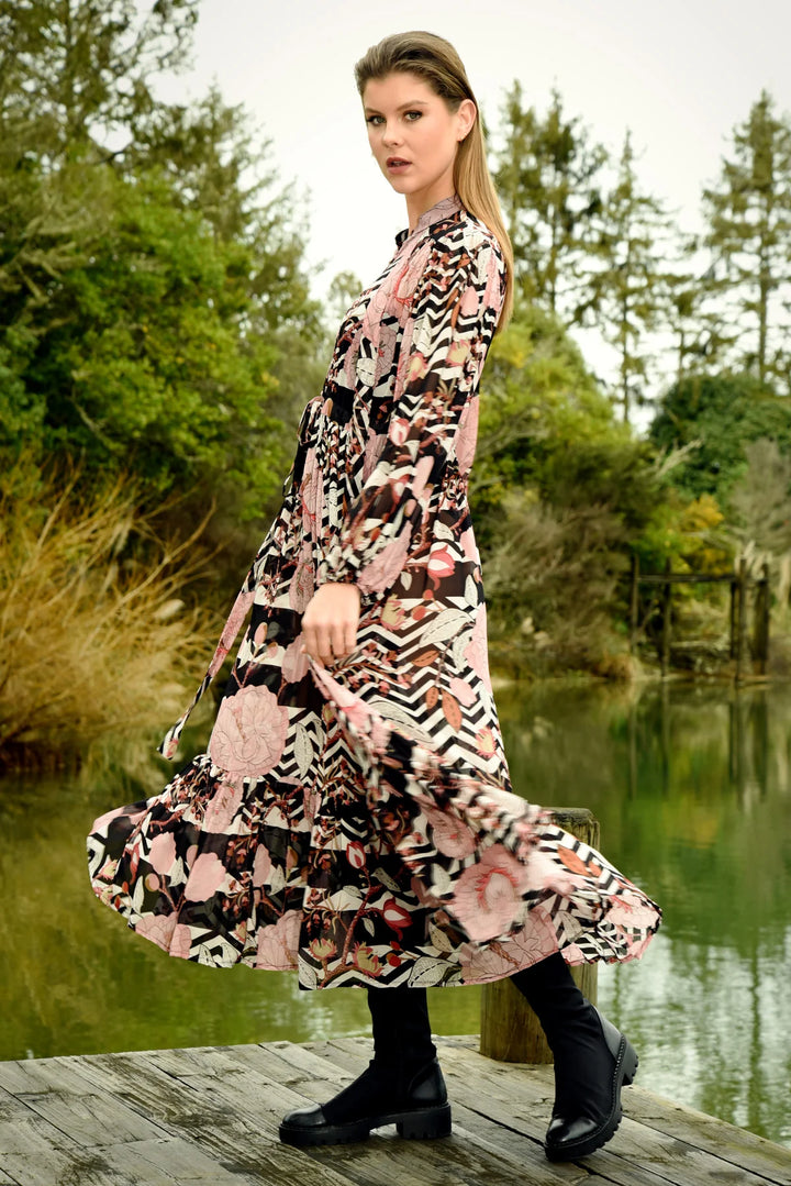Just One Thing Dress - Floral Line