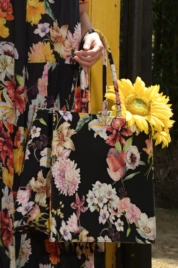 Carry On Bag - Floral Canvas