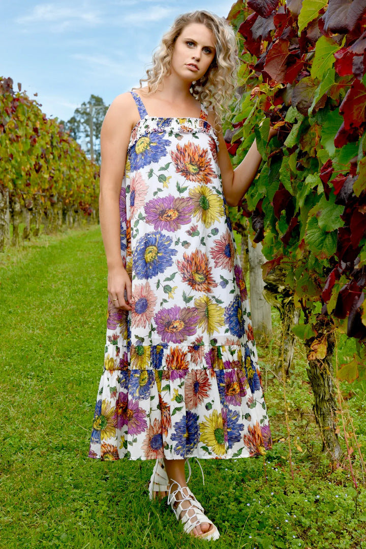 Summer Time Gladness Dress - Sunset Floral