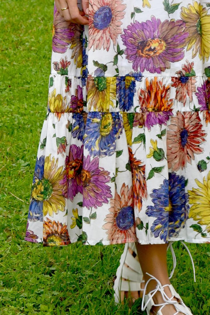 Summer Time Gladness Dress - Sunset Floral