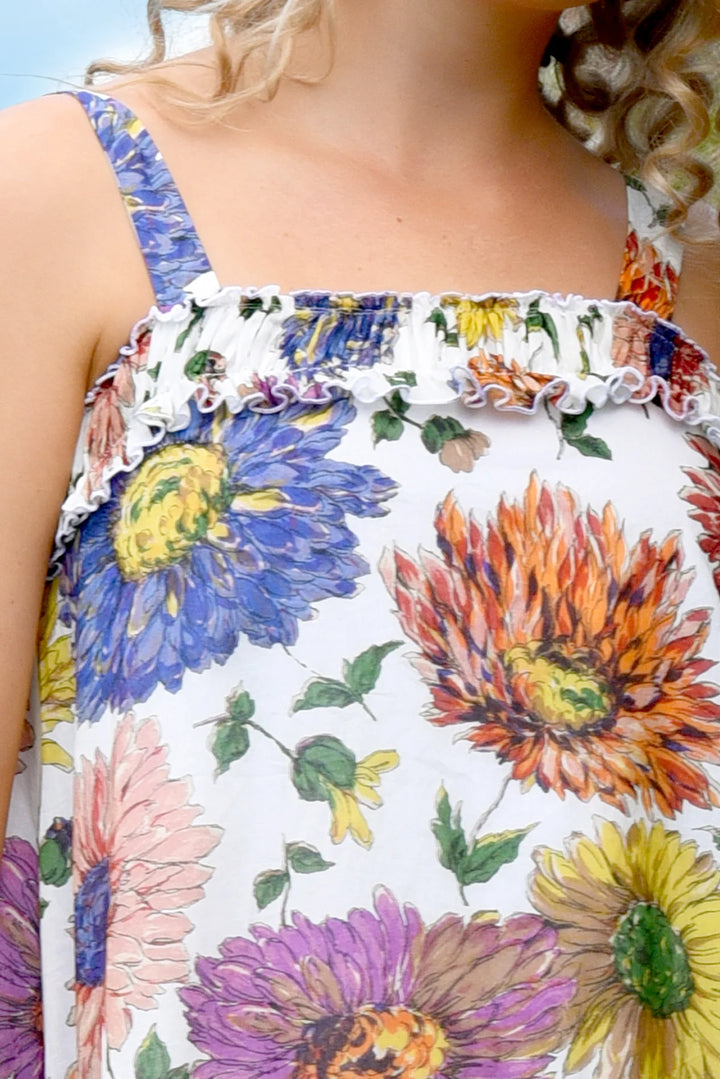 Summer Time Gladness Dress - Sunset Floral