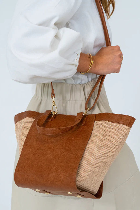 Carnegie Tote - Natural/Tan