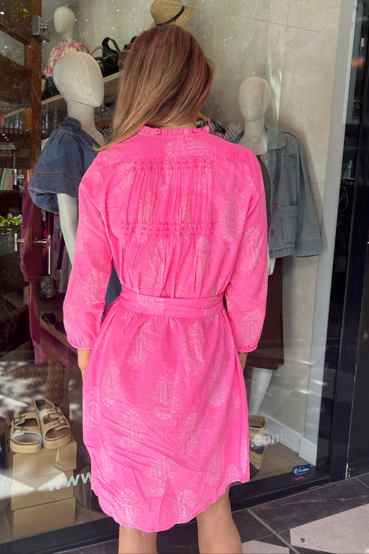 Charlie Dress - Shrine Pink