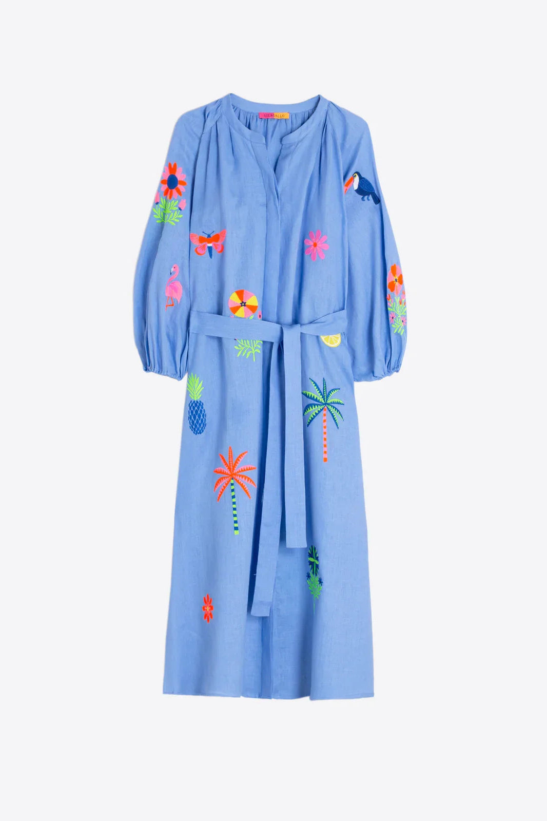 Claudette Dress - Embroidered