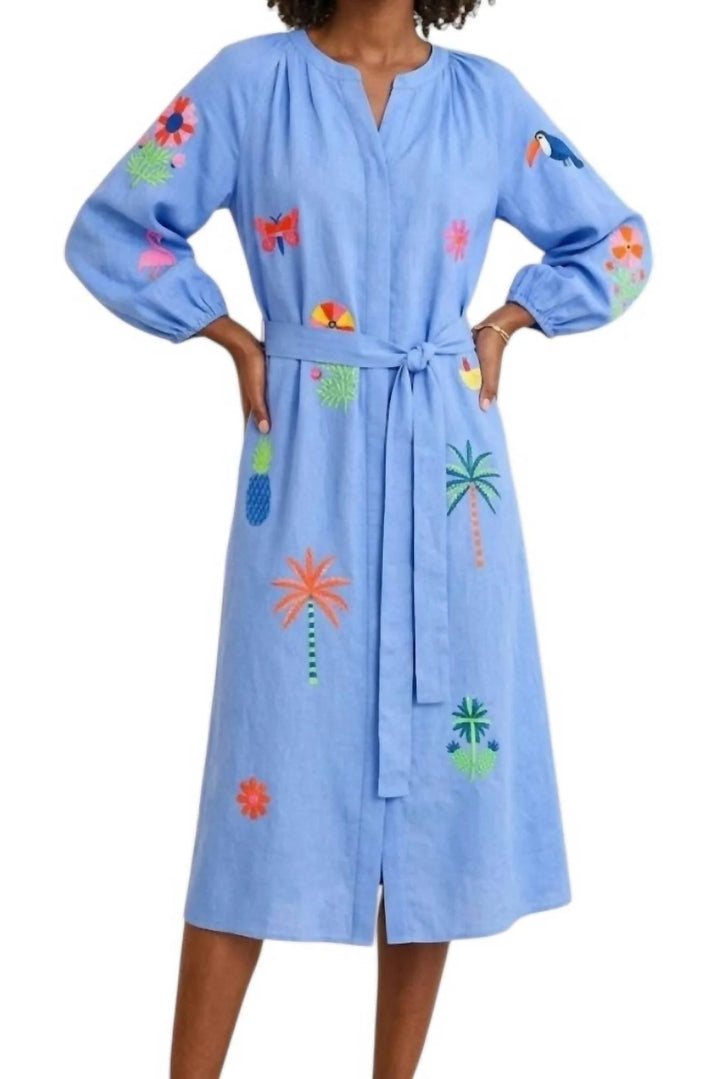 Claudette Dress - Embroidered