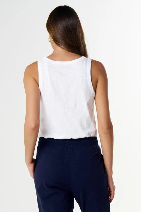 Little Cotton Tank - White