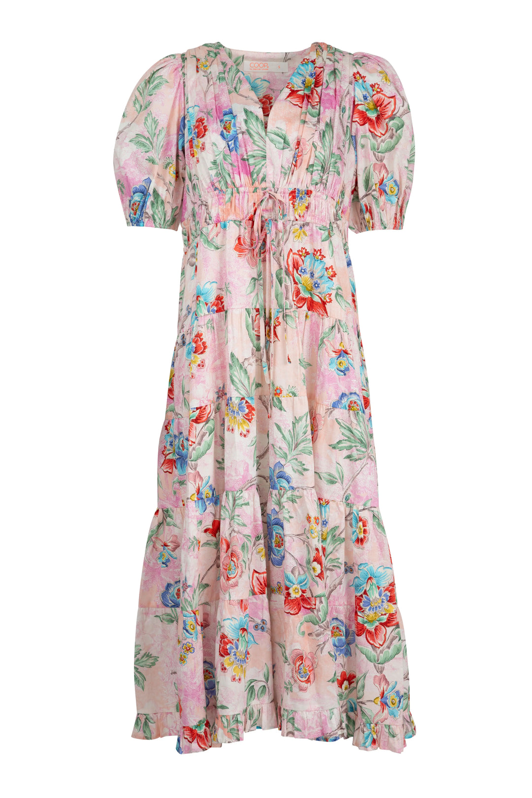 Ruche Around Dress - Garden Party