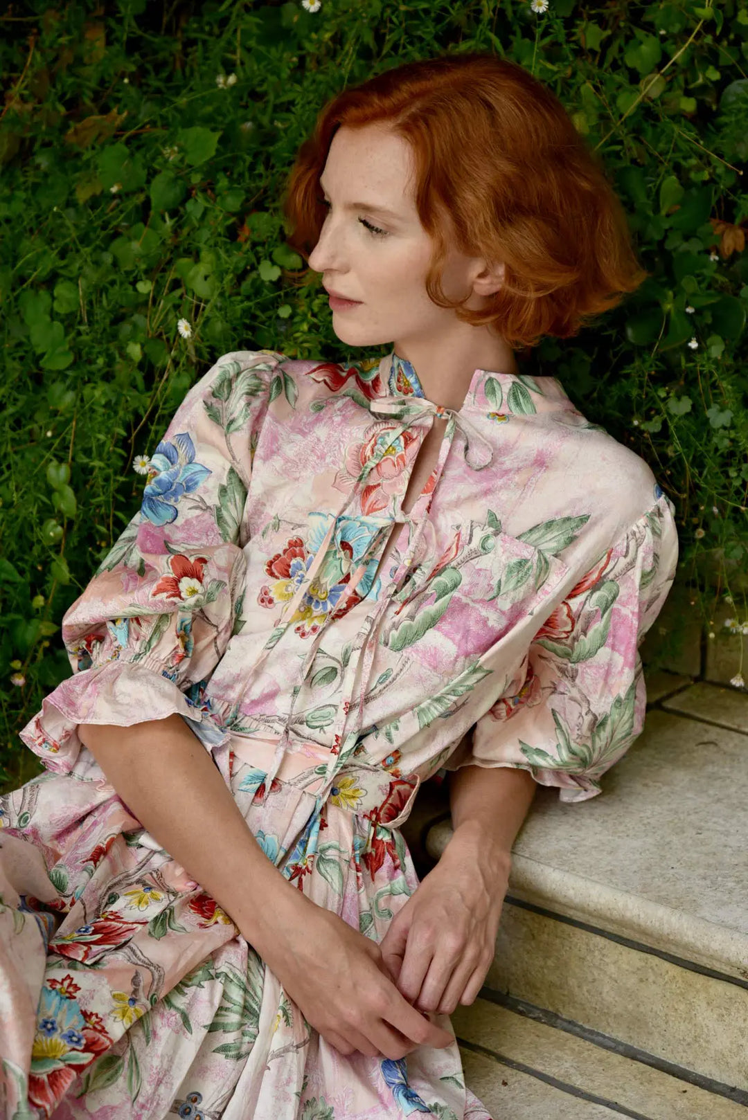 Tie's The Limit Dress - Garden Party
