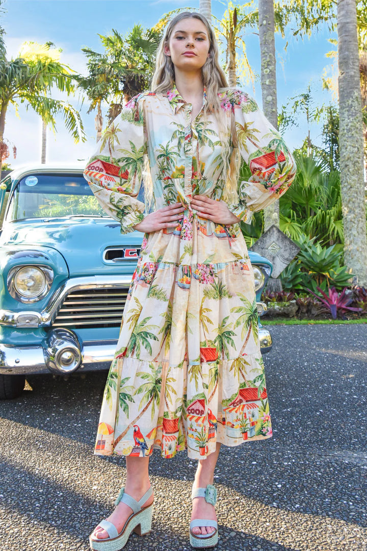 Picot-A-Boo Dress - Island Rewind